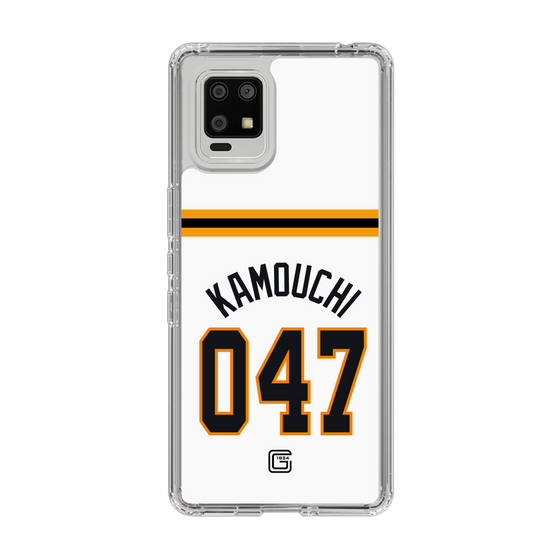 スリムプロテクションケース［ 読売ジャイアンツ - #047 KAMOUCHI - ホーム ］