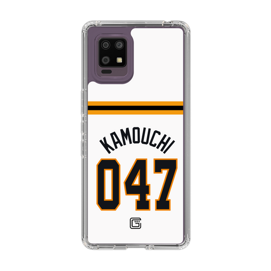 スリムプロテクションケース［ 読売ジャイアンツ - #047 KAMOUCHI - ホーム ］