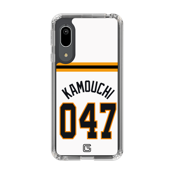 スリムプロテクションケース［ 読売ジャイアンツ - #047 KAMOUCHI - ホーム ］