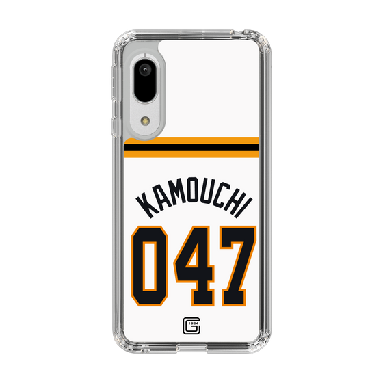 スリムプロテクションケース［ 読売ジャイアンツ - #047 KAMOUCHI - ホーム ］