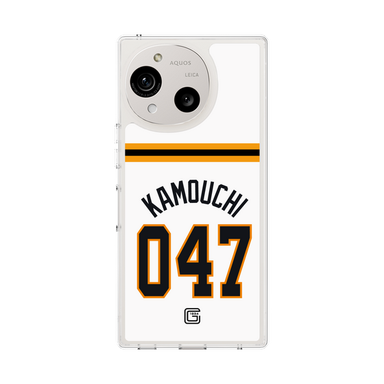 スリムプロテクションケース［ 読売ジャイアンツ - #047 KAMOUCHI - ホーム ］
