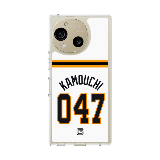 スリムプロテクションケース［ 読売ジャイアンツ - #047 KAMOUCHI - ホーム ］