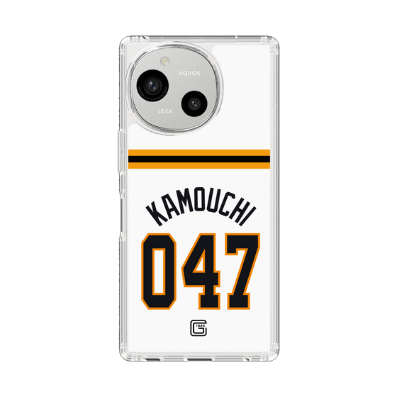 スリムプロテクションケース［ 読売ジャイアンツ - #047 KAMOUCHI - ホーム ］