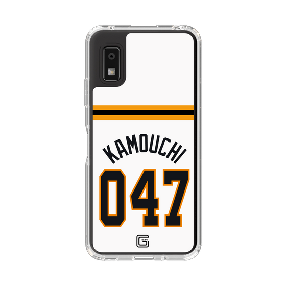 スリムプロテクションケース［ 読売ジャイアンツ - #047 KAMOUCHI - ホーム ］