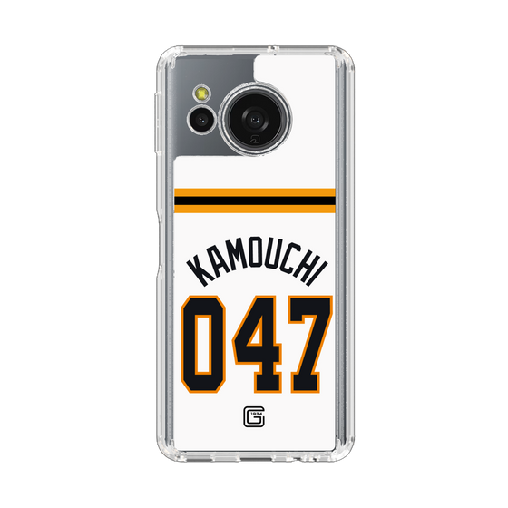 スリムプロテクションケース［ 読売ジャイアンツ - #047 KAMOUCHI - ホーム ］