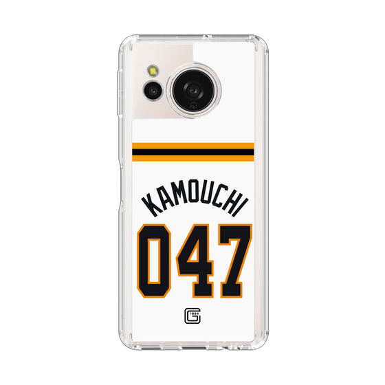 スリムプロテクションケース［ 読売ジャイアンツ - #047 KAMOUCHI - ホーム ］