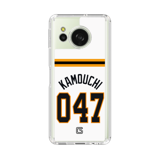 スリムプロテクションケース［ 読売ジャイアンツ - #047 KAMOUCHI - ホーム ］