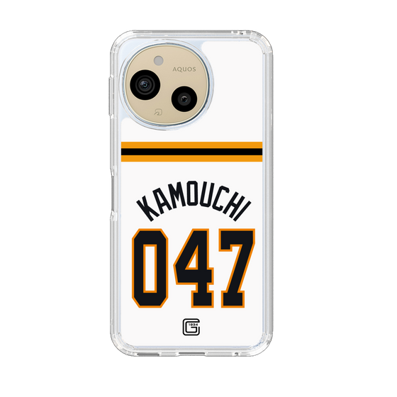 スリムプロテクションケース［ 読売ジャイアンツ - #047 KAMOUCHI - ホーム ］