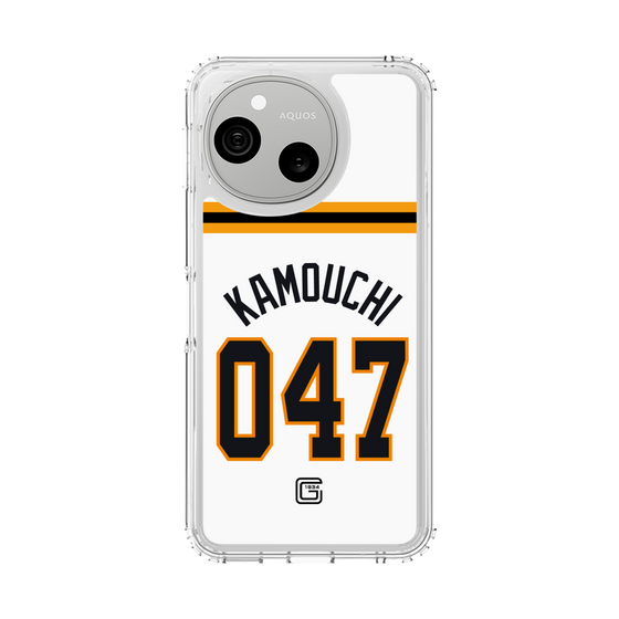 スリムプロテクションケース［ 読売ジャイアンツ - #047 KAMOUCHI - ホーム ］