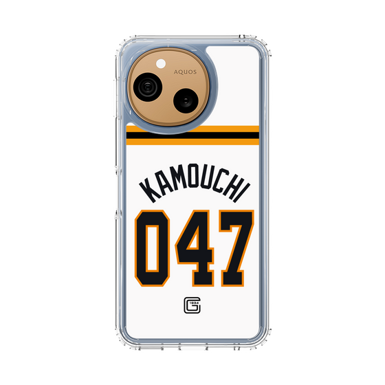 スリムプロテクションケース［ 読売ジャイアンツ - #047 KAMOUCHI - ホーム ］