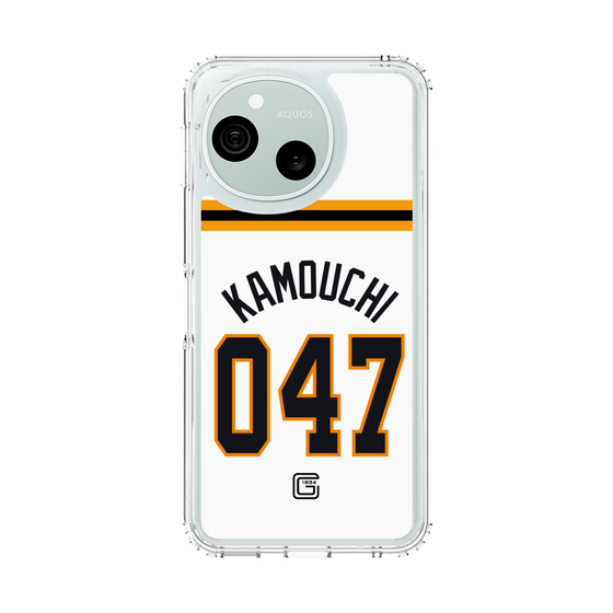 スリムプロテクションケース［ 読売ジャイアンツ - #047 KAMOUCHI - ホーム ］