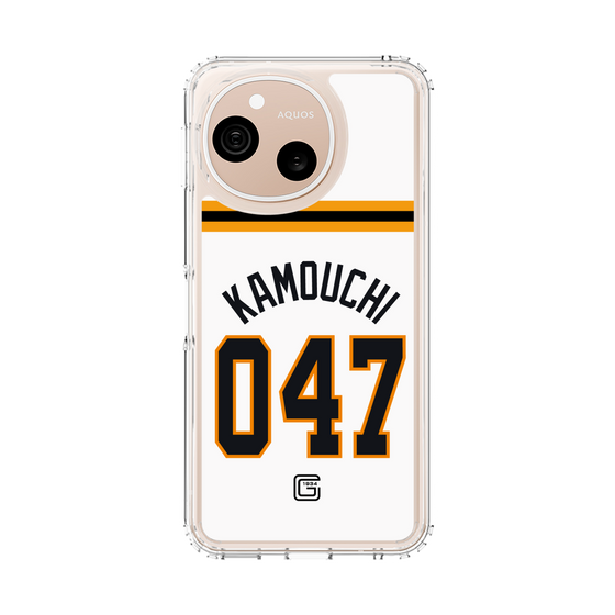 スリムプロテクションケース［ 読売ジャイアンツ - #047 KAMOUCHI - ホーム ］
