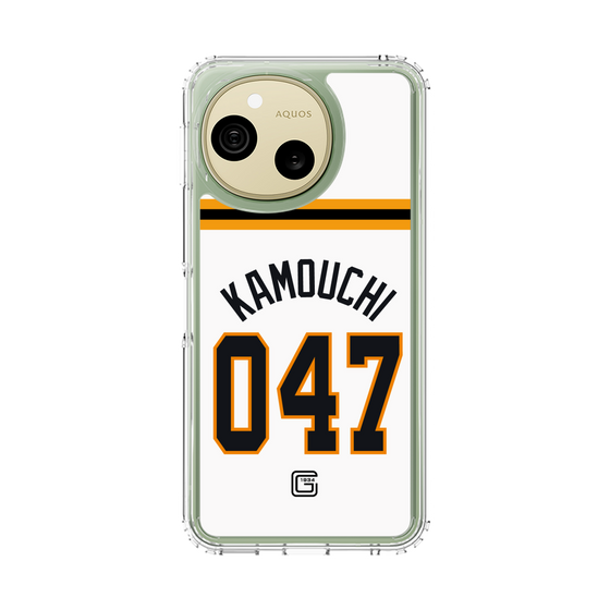 スリムプロテクションケース［ 読売ジャイアンツ - #047 KAMOUCHI - ホーム ］
