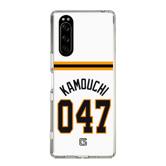 スリムプロテクションケース［ 読売ジャイアンツ - #047 KAMOUCHI - ホーム ］