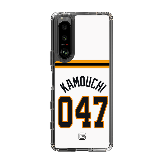 スリムプロテクションケース［ 読売ジャイアンツ - #047 KAMOUCHI - ホーム ］