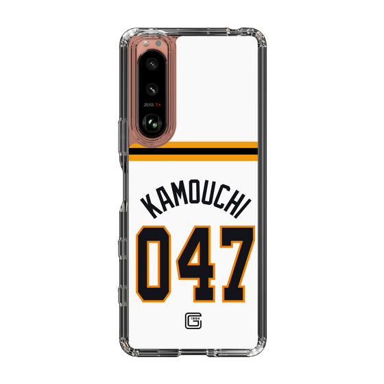 スリムプロテクションケース［ 読売ジャイアンツ - #047 KAMOUCHI - ホーム ］