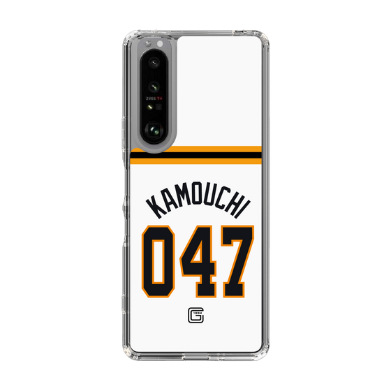 スリムプロテクションケース［ 読売ジャイアンツ - #047 KAMOUCHI - ホーム ］