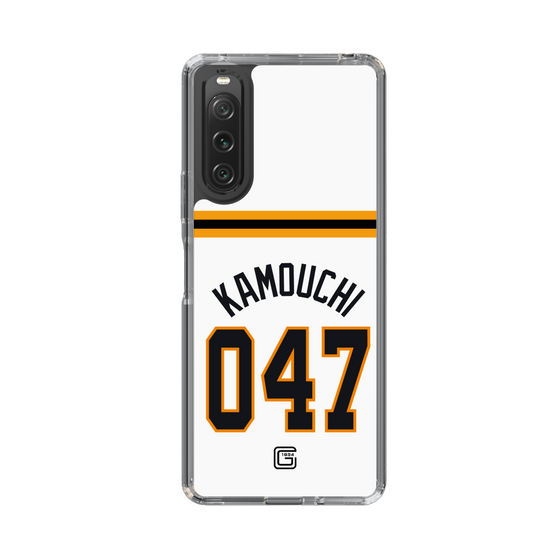 スリムプロテクションケース［ 読売ジャイアンツ - #047 KAMOUCHI - ホーム ］