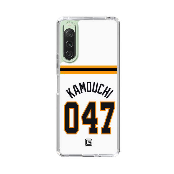 スリムプロテクションケース［ 読売ジャイアンツ - #047 KAMOUCHI - ホーム ］