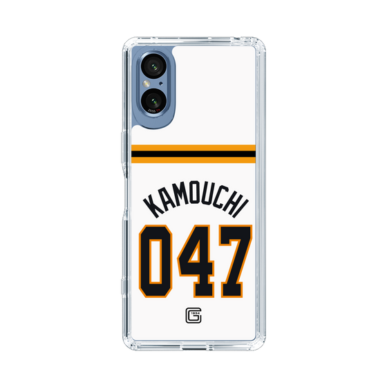 スリムプロテクションケース［ 読売ジャイアンツ - #047 KAMOUCHI - ホーム ］