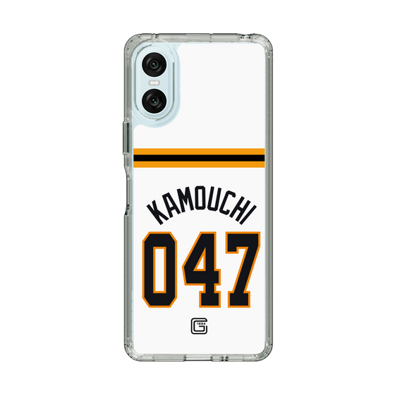 スリムプロテクションケース［ 読売ジャイアンツ - #047 KAMOUCHI - ホーム ］