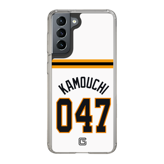 スリムプロテクションケース［ 読売ジャイアンツ - #047 KAMOUCHI - ホーム ］