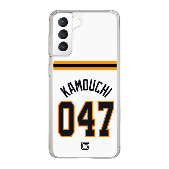 スリムプロテクションケース［ 読売ジャイアンツ - #047 KAMOUCHI - ホーム ］