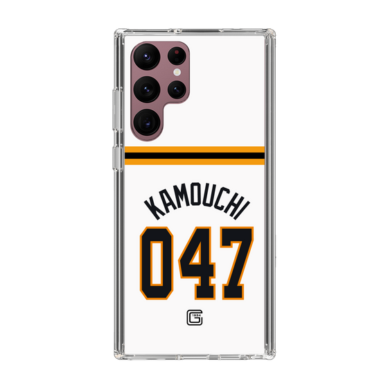 スリムプロテクションケース［ 読売ジャイアンツ - #047 KAMOUCHI - ホーム ］