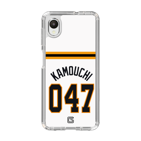 スリムプロテクションケース［ 読売ジャイアンツ - #047 KAMOUCHI - ホーム ］