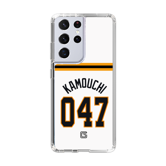 スリムプロテクションケース［ 読売ジャイアンツ - #047 KAMOUCHI - ホーム ］