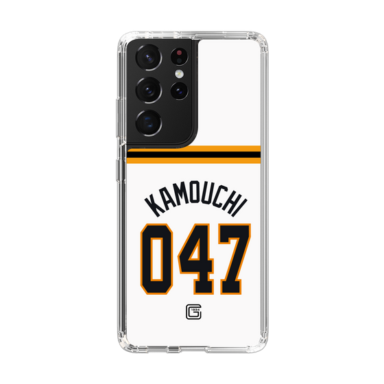 スリムプロテクションケース［ 読売ジャイアンツ - #047 KAMOUCHI - ホーム ］