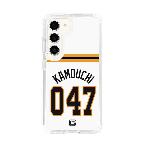 スリムプロテクションケース［ 読売ジャイアンツ - #047 KAMOUCHI - ホーム ］