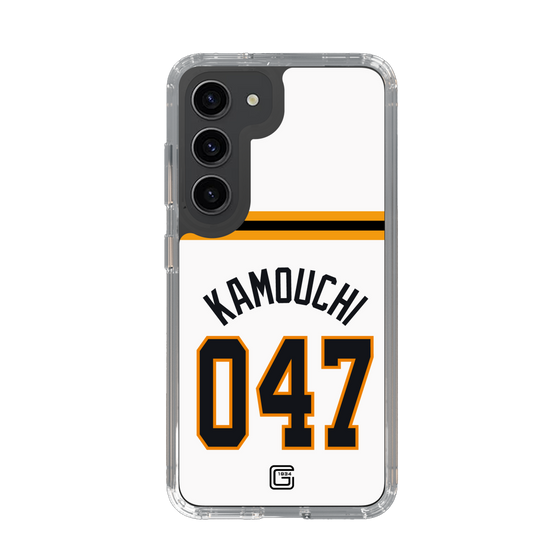 スリムプロテクションケース［ 読売ジャイアンツ - #047 KAMOUCHI - ホーム ］