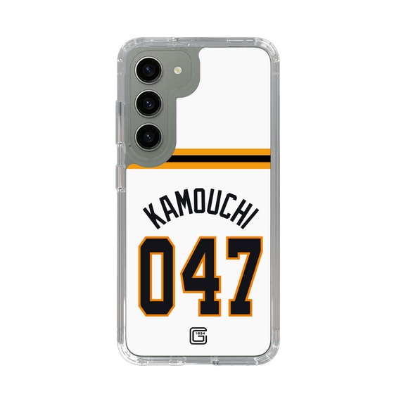 スリムプロテクションケース［ 読売ジャイアンツ - #047 KAMOUCHI - ホーム ］