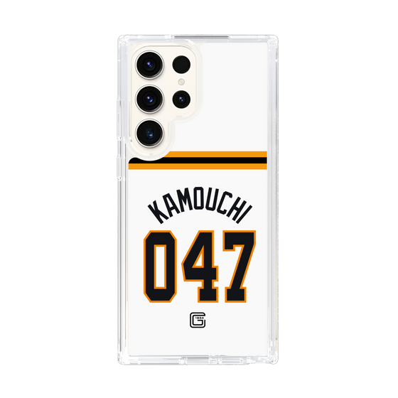 スリムプロテクションケース［ 読売ジャイアンツ - #047 KAMOUCHI - ホーム ］