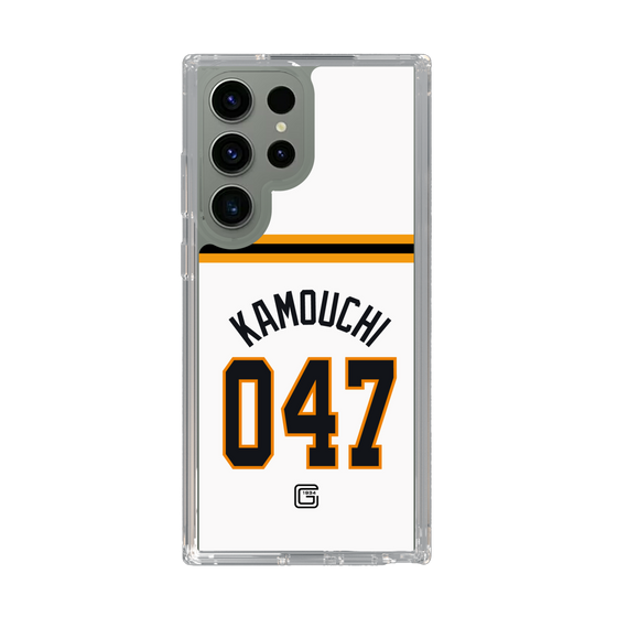 スリムプロテクションケース［ 読売ジャイアンツ - #047 KAMOUCHI - ホーム ］