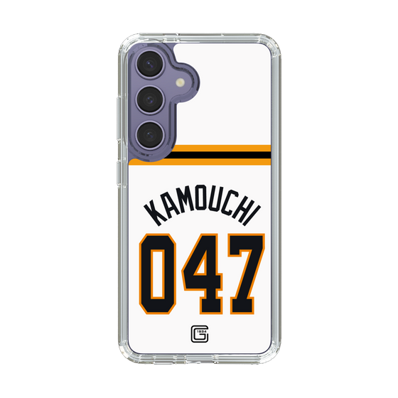 スリムプロテクションケース［ 読売ジャイアンツ - #047 KAMOUCHI - ホーム ］