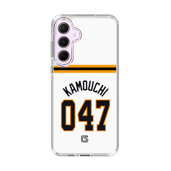 スリムプロテクションケース［ 読売ジャイアンツ - #047 KAMOUCHI - ホーム ］