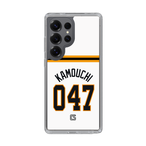 スリムプロテクションケース［ 読売ジャイアンツ - #047 KAMOUCHI - ホーム ］