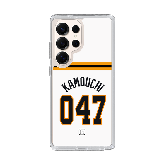 スリムプロテクションケース［ 読売ジャイアンツ - #047 KAMOUCHI - ホーム ］