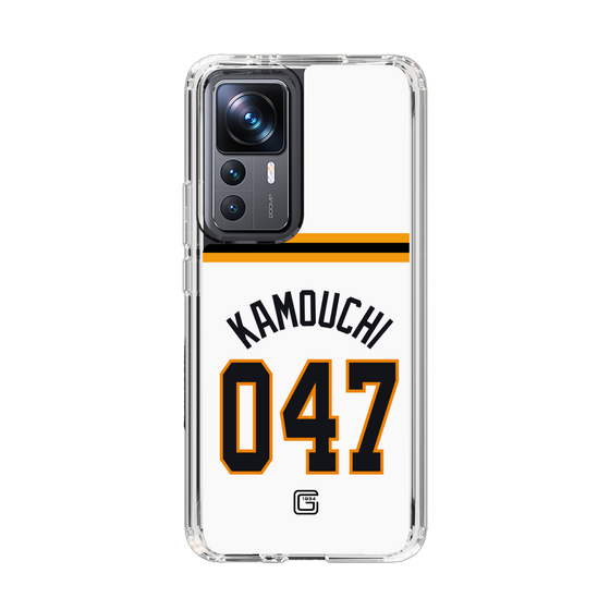 スリムプロテクションケース［ 読売ジャイアンツ - #047 KAMOUCHI - ホーム ］