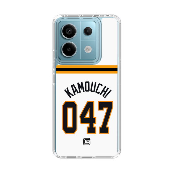 スリムプロテクションケース［ 読売ジャイアンツ - #047 KAMOUCHI - ホーム ］