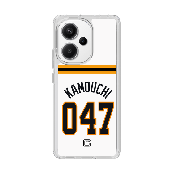 スリムプロテクションケース［ 読売ジャイアンツ - #047 KAMOUCHI - ホーム ］