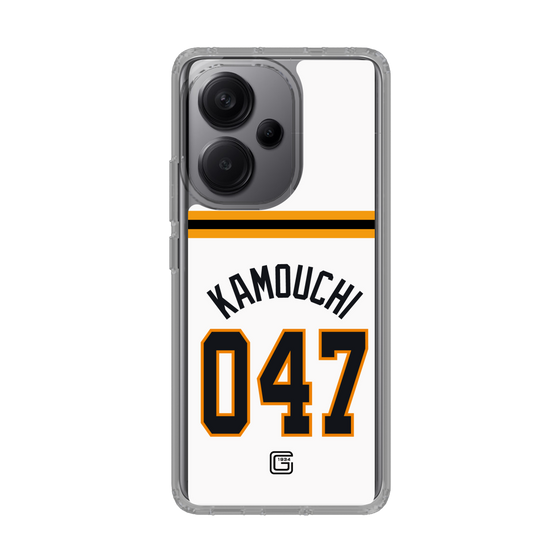 スリムプロテクションケース［ 読売ジャイアンツ - #047 KAMOUCHI - ホーム ］