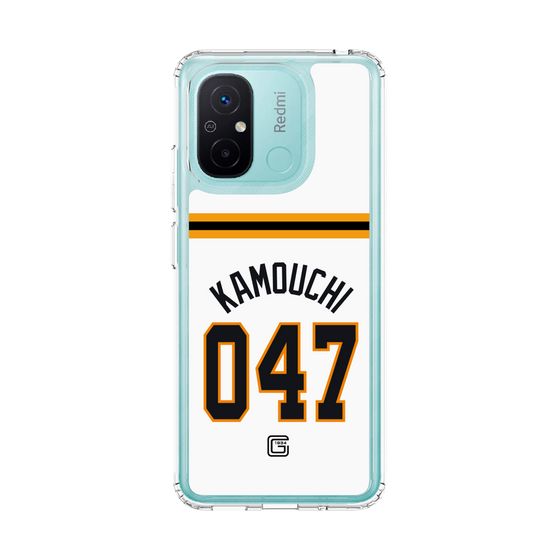 スリムプロテクションケース［ 読売ジャイアンツ - #047 KAMOUCHI - ホーム ］