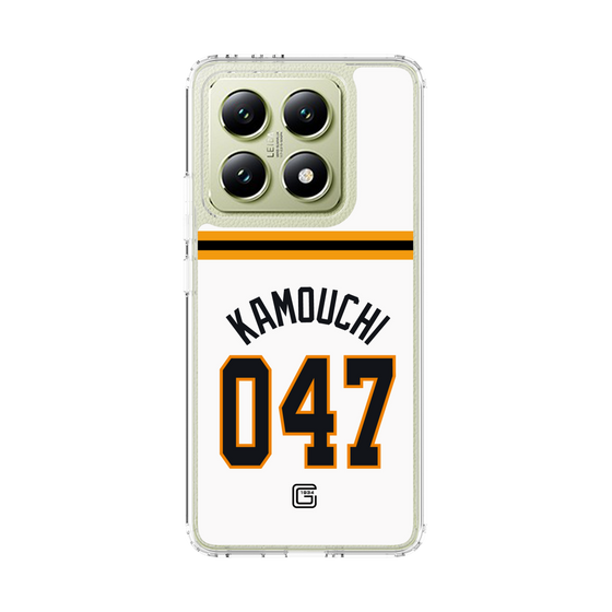スリムプロテクションケース［ 読売ジャイアンツ - #047 KAMOUCHI - ホーム ］