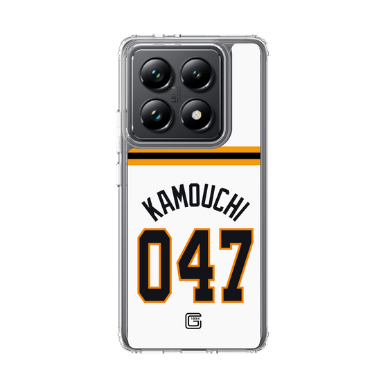 スリムプロテクションケース［ 読売ジャイアンツ - #047 KAMOUCHI - ホーム ］
