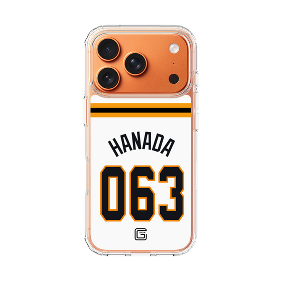 スリムプロテクションケース［ 読売ジャイアンツ - #063 HANADA - ホーム ］