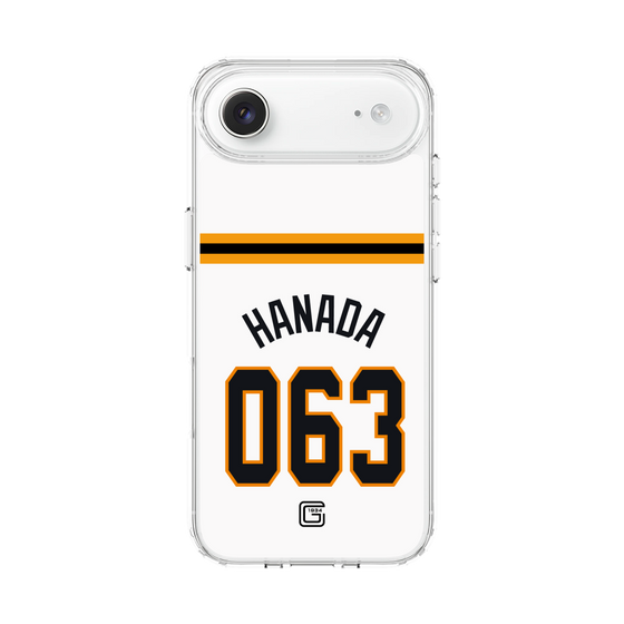 スリムプロテクションケース［ 読売ジャイアンツ - #063 HANADA - ホーム ］