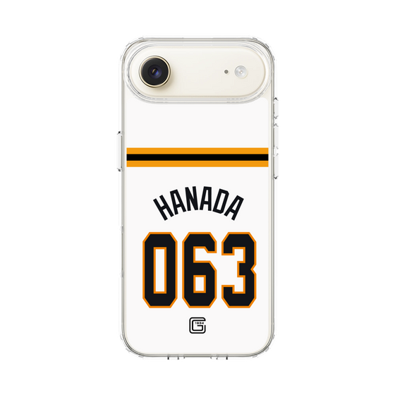 スリムプロテクションケース［ 読売ジャイアンツ - #063 HANADA - ホーム ］